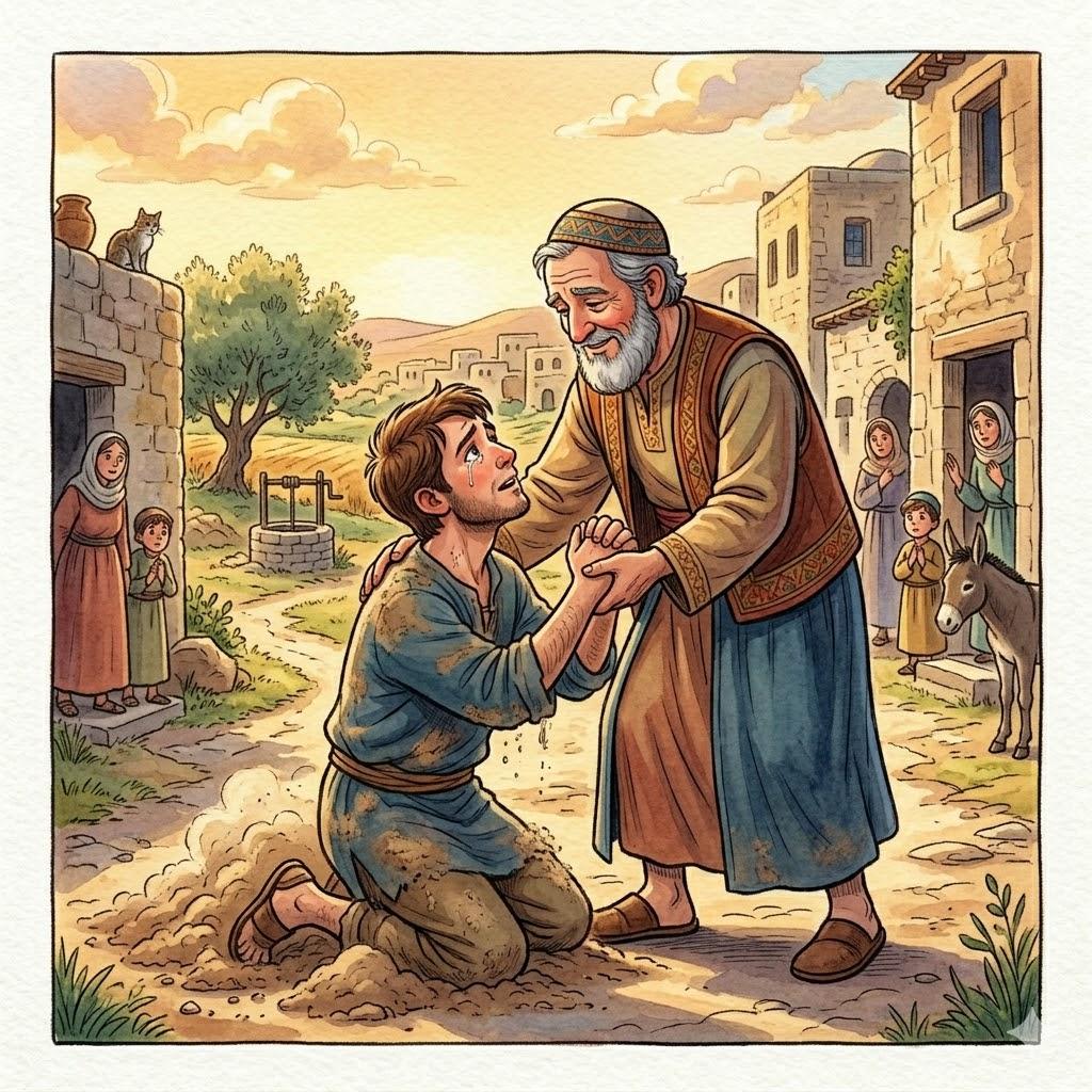 He lifted him from the dust