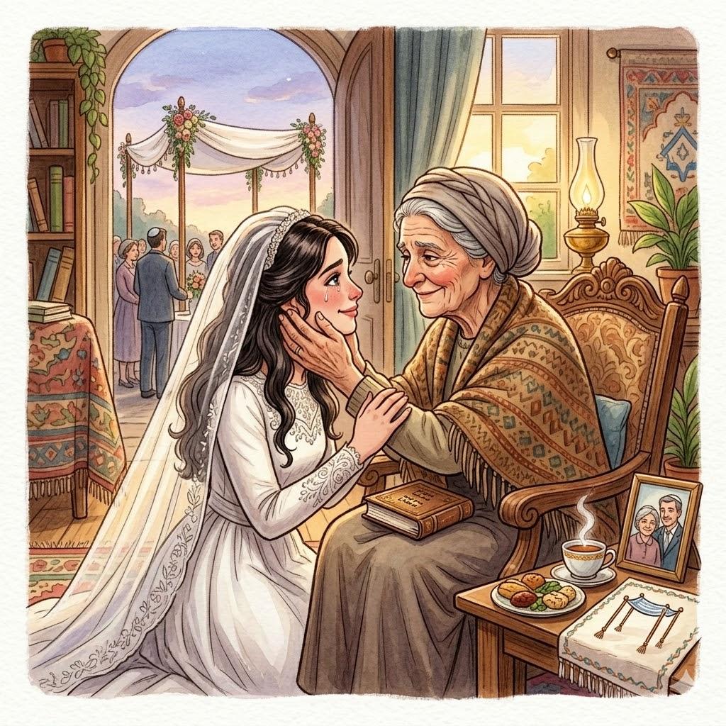 Everyone knows why everyone gathered for the wedding.