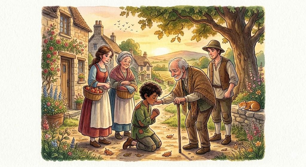 הִצְדִּיק עָלָיו אֶת הַדִּין