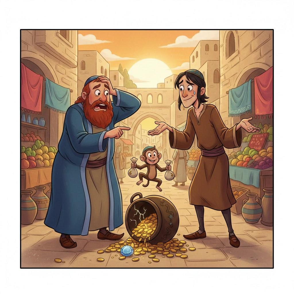 בִּבְחִינַת: "גַּם לִי גַּם לְךָ לֹא יִהְיֶה"
