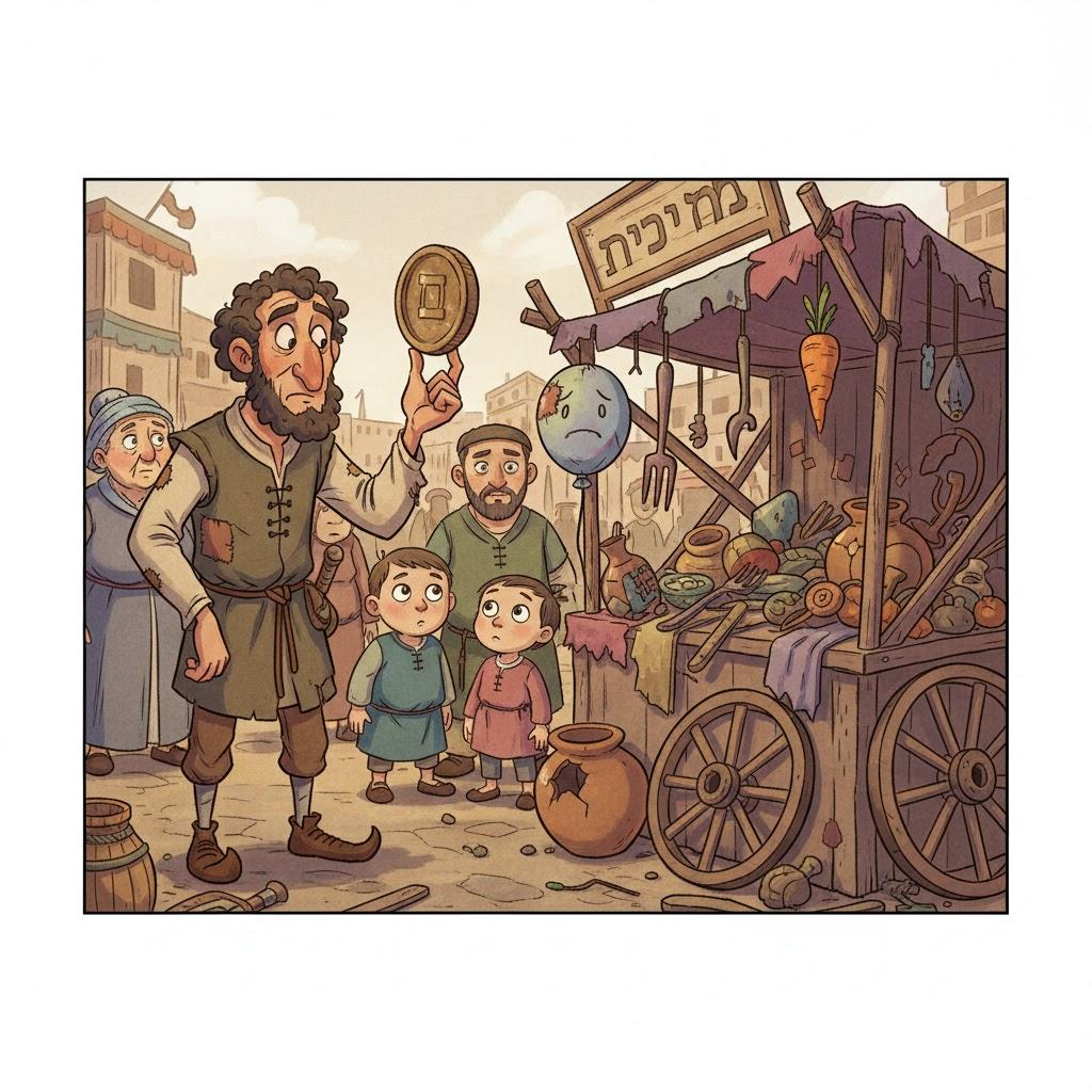 אֵינוֹ שָׁוֶה פְּרוּטָה, לֹא שָׁוֶה גְּרוּשׁ