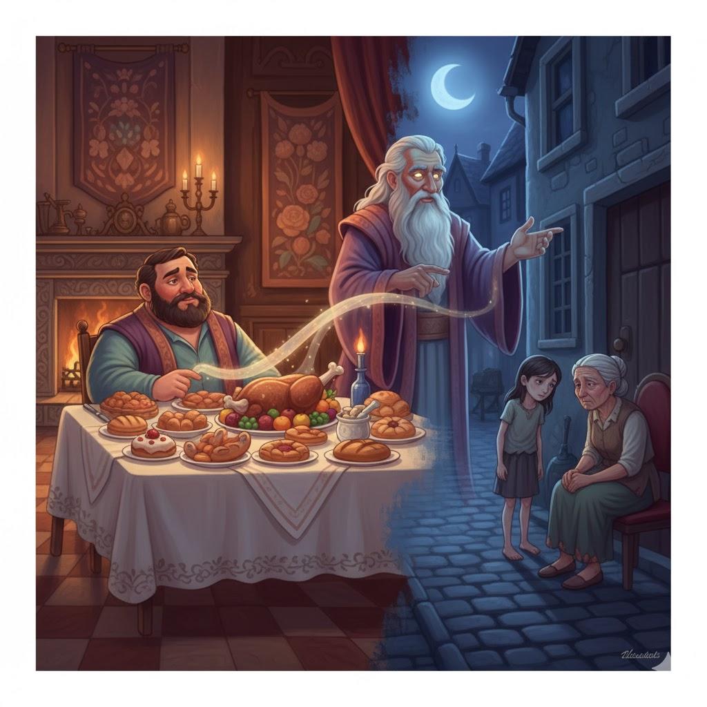 שָׂבַעְתָּ לֶחֶם- זְכֹר הָרָעֵב, שָׂבַעְתָּ עֹשֶׁר זְכֹר הֶעָנִי