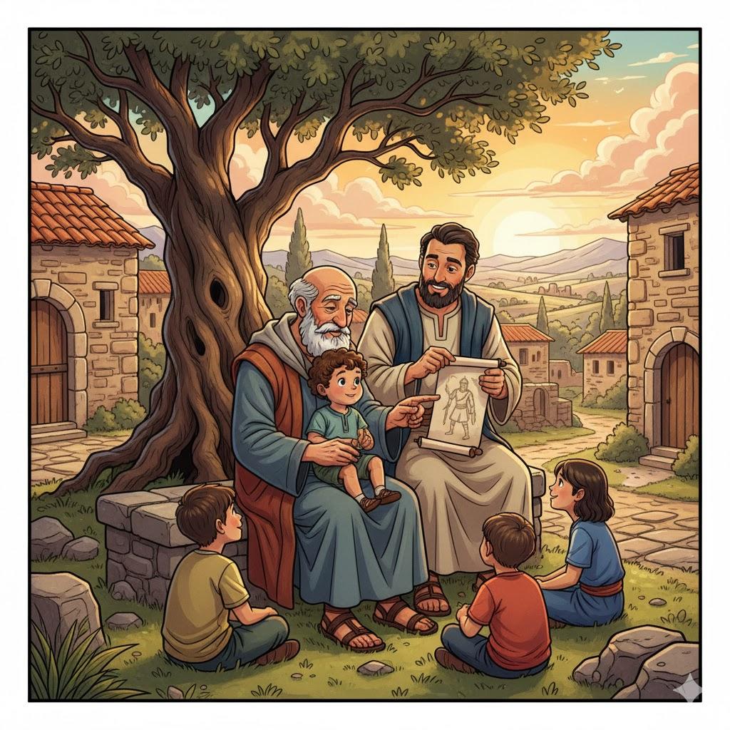 in his father's father