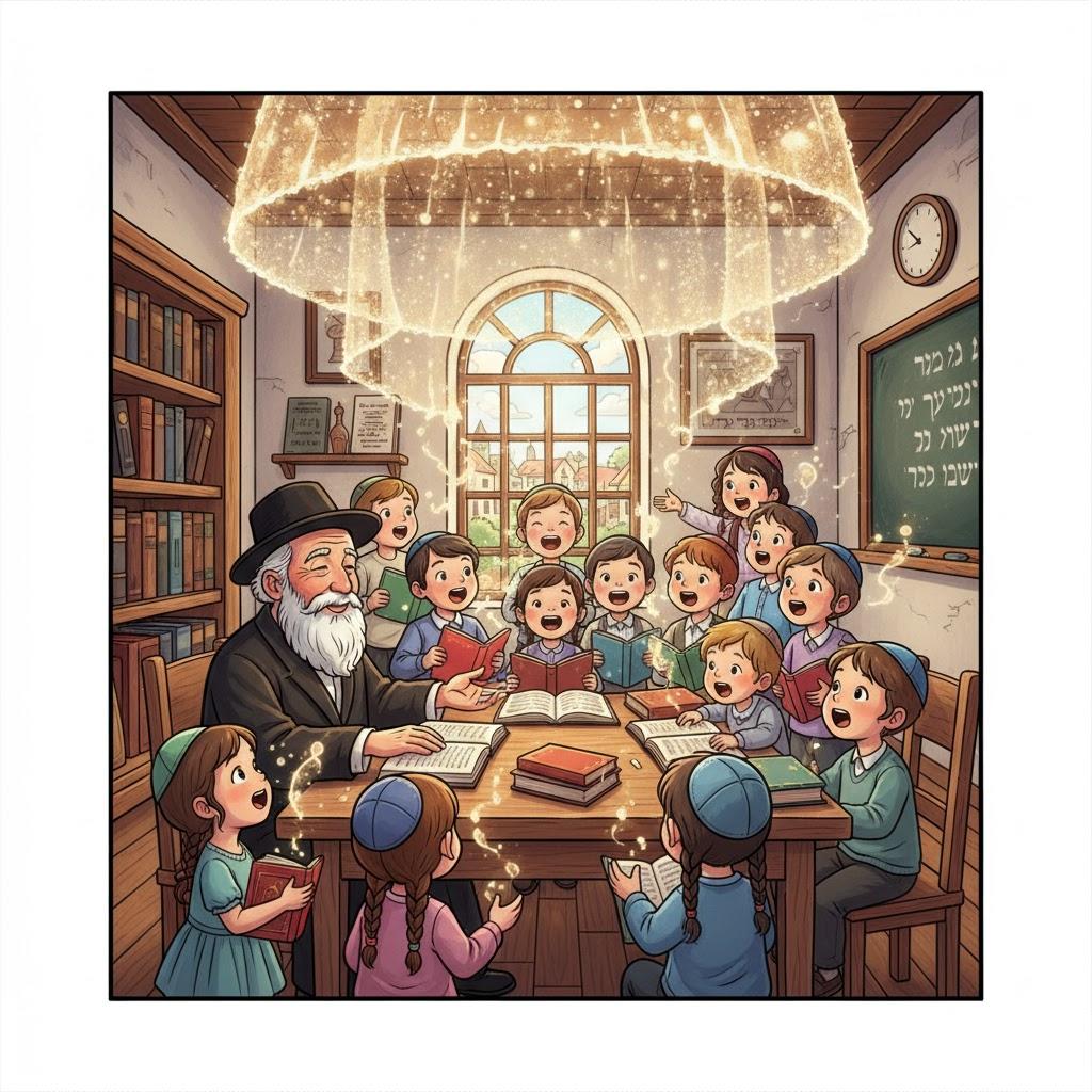 אֵין הָעוֹלָם מִתְקַיֵּם אֶלָּא בִּשְׁבִיל הֶבֶל תִּינוֹקוֹת שֶׁל בֵּית רַבָּן