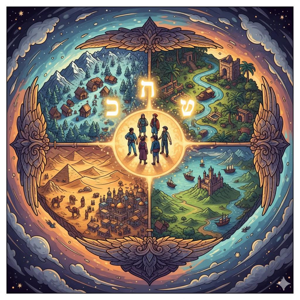 אַרְבַּע  כַּנְפוֹת הָאָרֶץ
