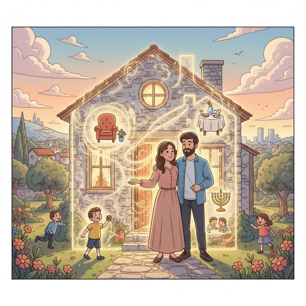 His wife is his home