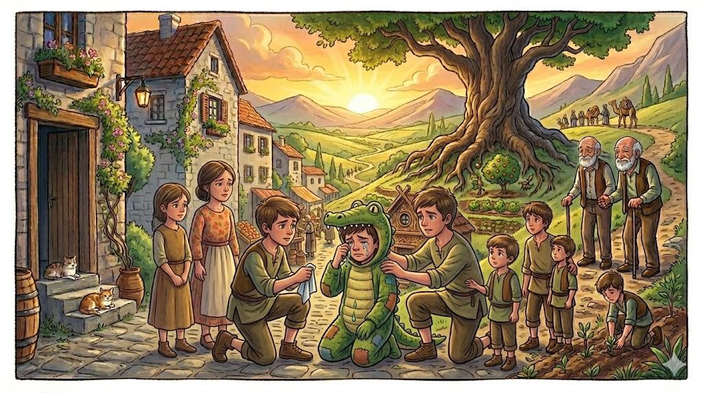 הִזִּיל דְּמָעוֹת תַּנִּין
