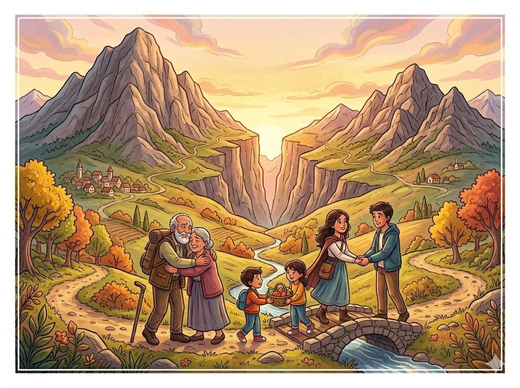 הַר בְּהַר אֵינוֹ נִפְגָּשׁ אָדָם בְּאָדָם נִפְגָּשׁ