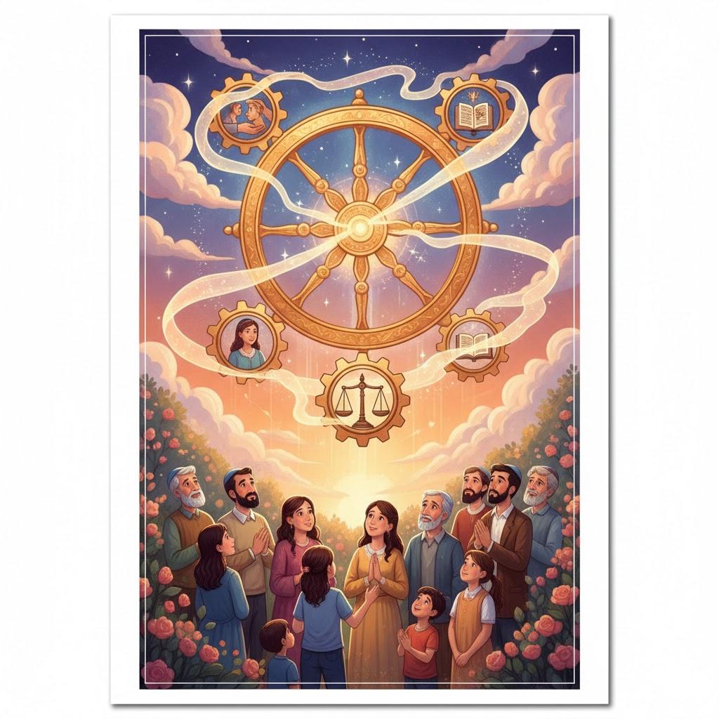 גַּלְגַּל רַחֲמָיו עַל מִדּוֹתָיו