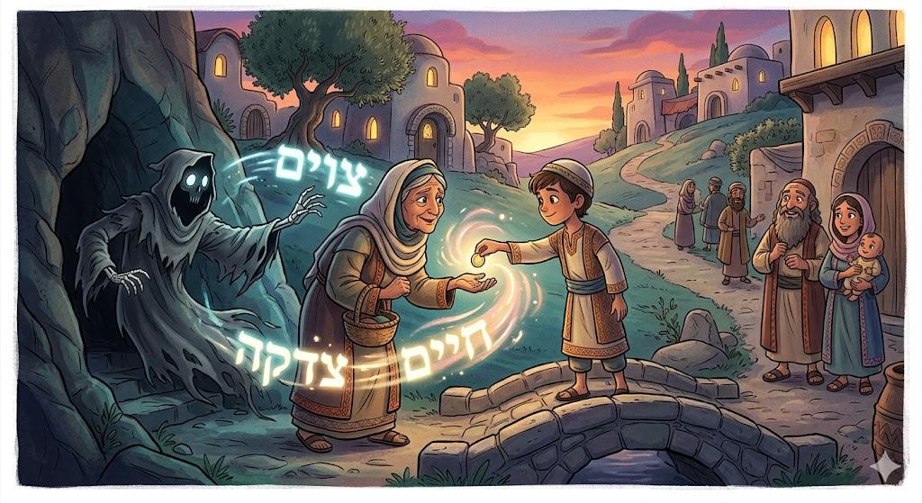 וּצְדָקָה תַּצִּיל מִמָּוֶת