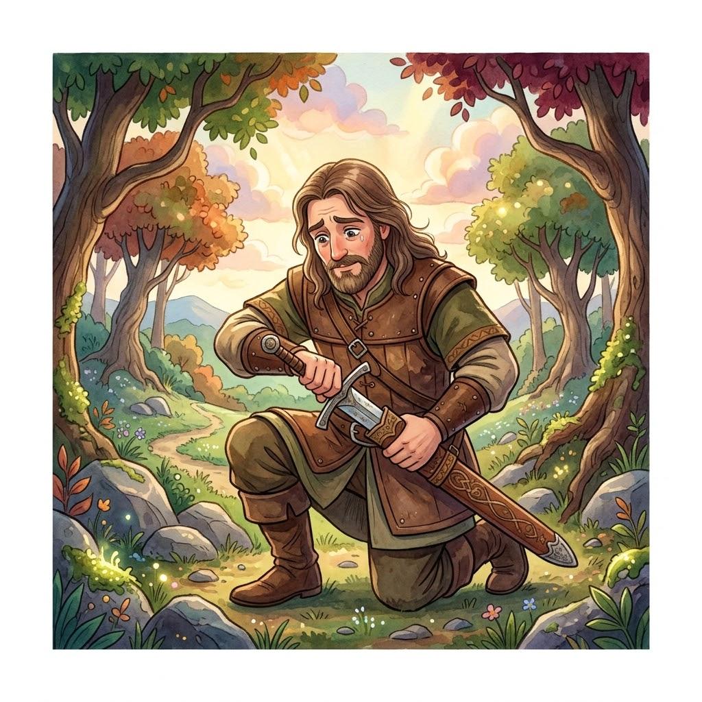 To sheathe the sword/ to return the sword to its sheath
