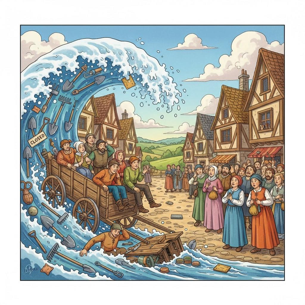 Wave of unemployment