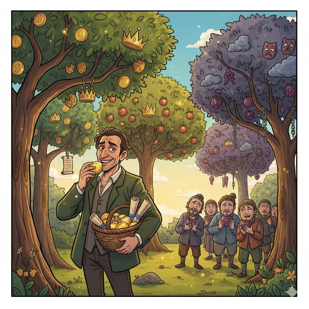 He ate the fruit of his deeds