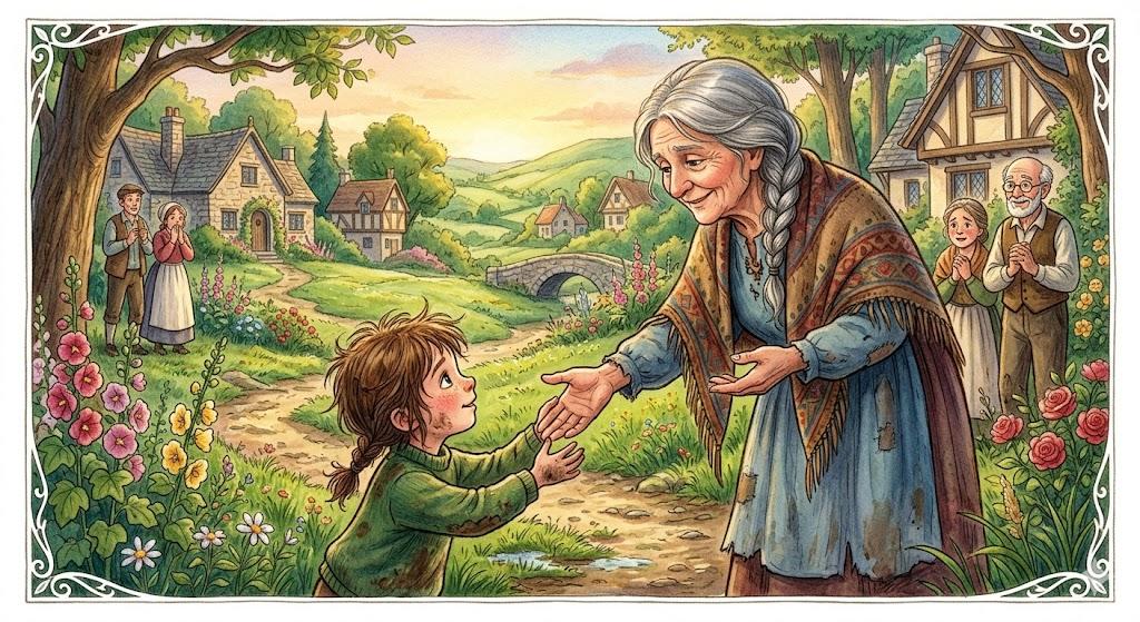 To stretch out one's hand to/ lend a hand to