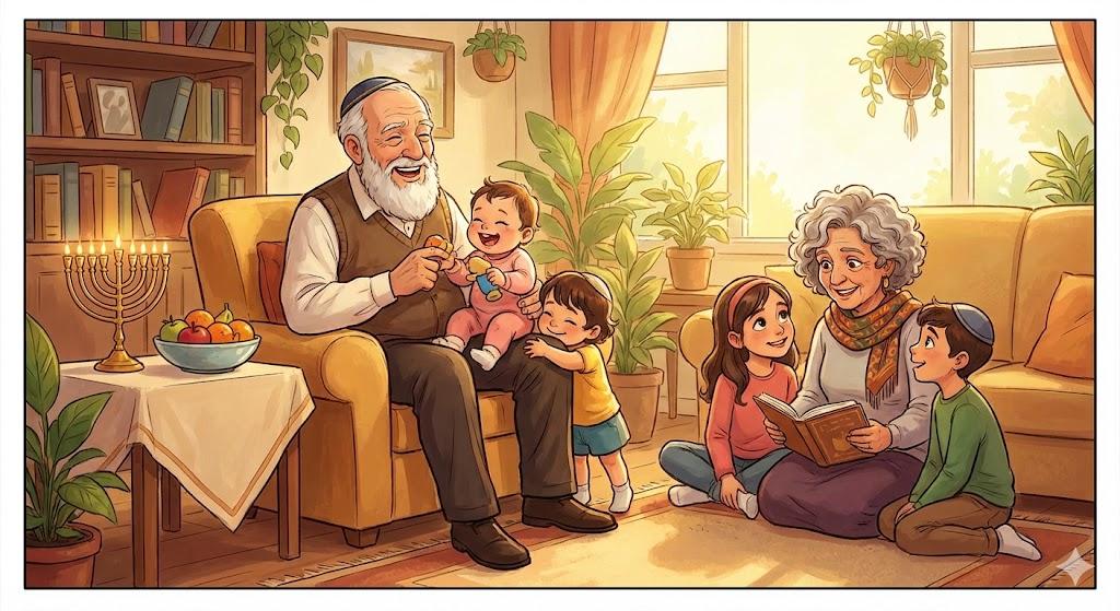 Grandchildren are indeed like children