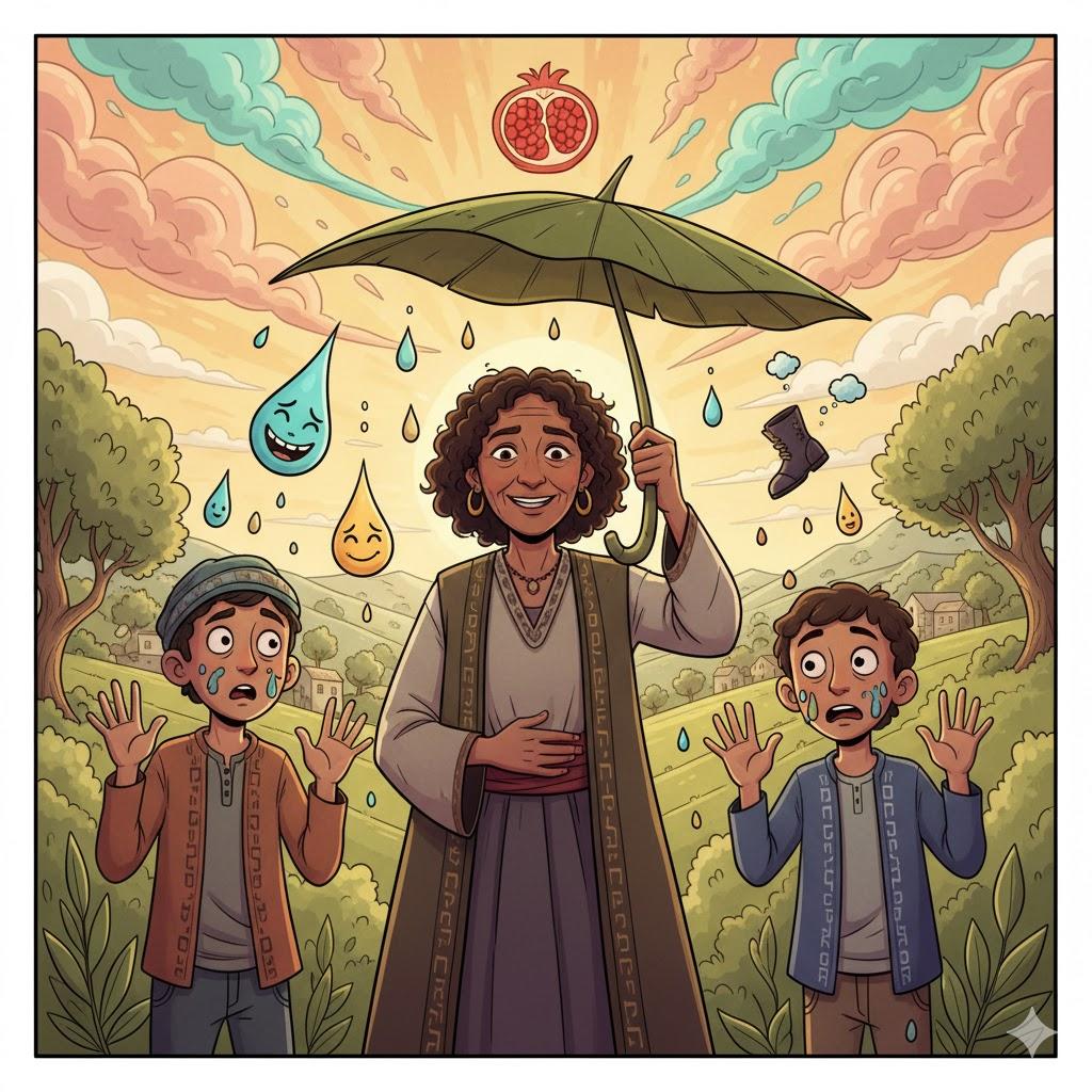 אִם יוֹרְקִים לְךָ בַּפַּרְצוּף אַל תַּגִּיד שֶׁיּוֹרֵד גֶּשֶׁם