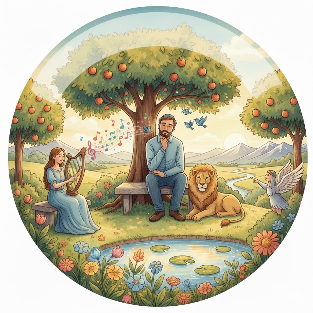 שְׁלֹשָׁה מְשִׁיבִין דַּעְתּוֹ שֶׁל אָדָם, אֵלּוּ הֵן: קוֹל וּמַרְאֶה וְרֵיחַ