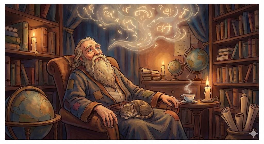 Master of Thoughts/ thinker/ deep in thought