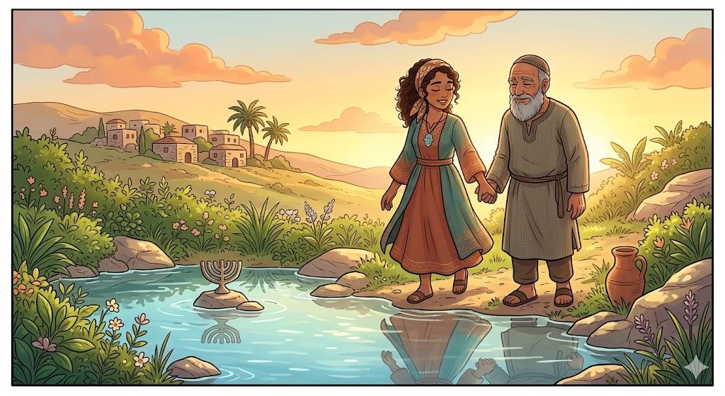 To conduct oneself by the waters of rest