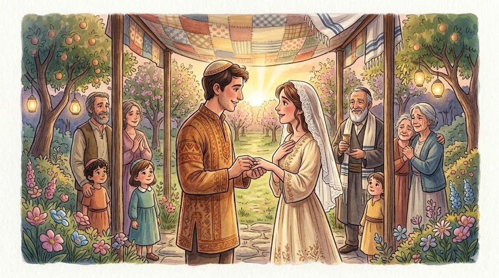 Behold, you are consecrated unto me by this ring, according to the Law of Moses and Israel