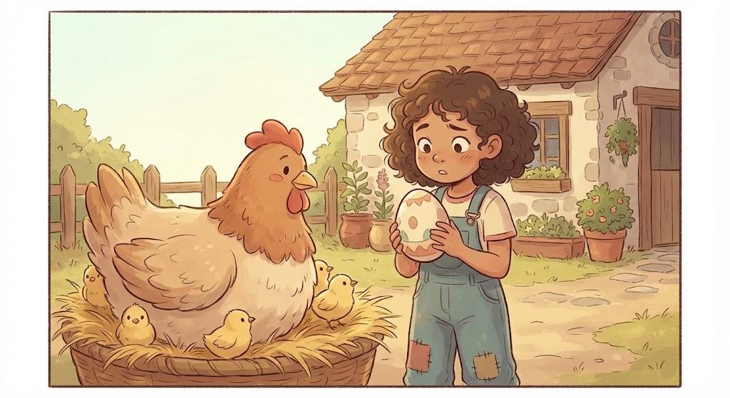 the egg and the chicken Definition (HE):