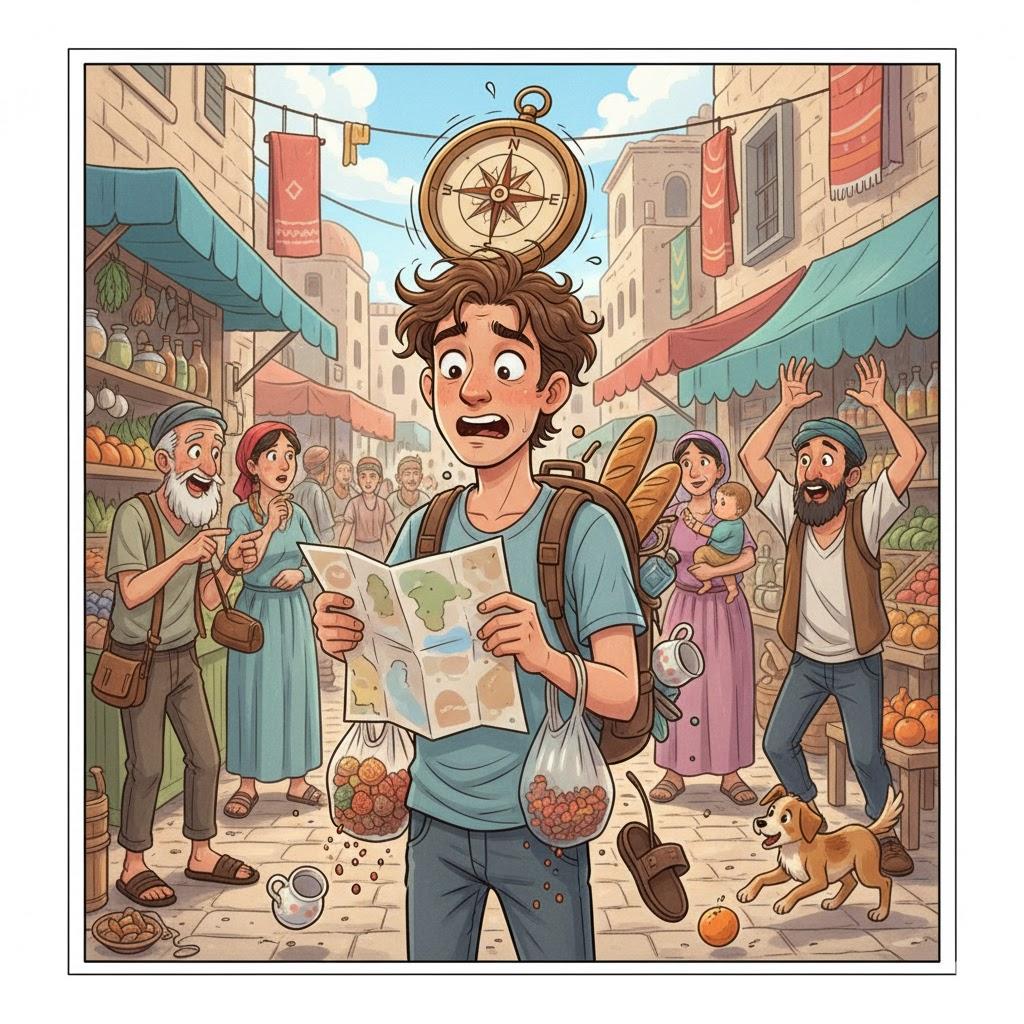 אִבֵּד אֶת הַצָּפוֹן, אִבֵּד אֶת הָרֹאשׁ, איבד את הצפון, איבד את הראש