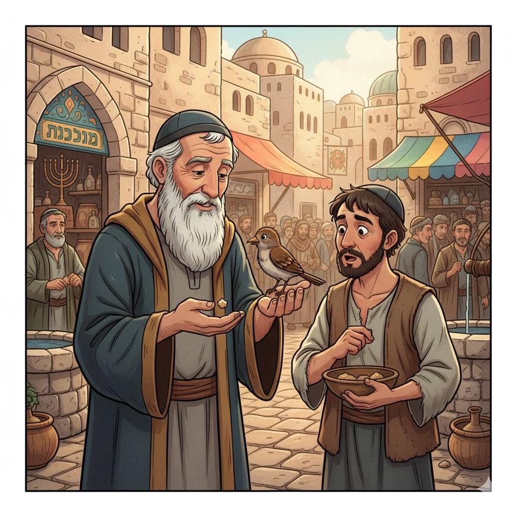 אָכַל מִן הַיָּד שֶׁל...