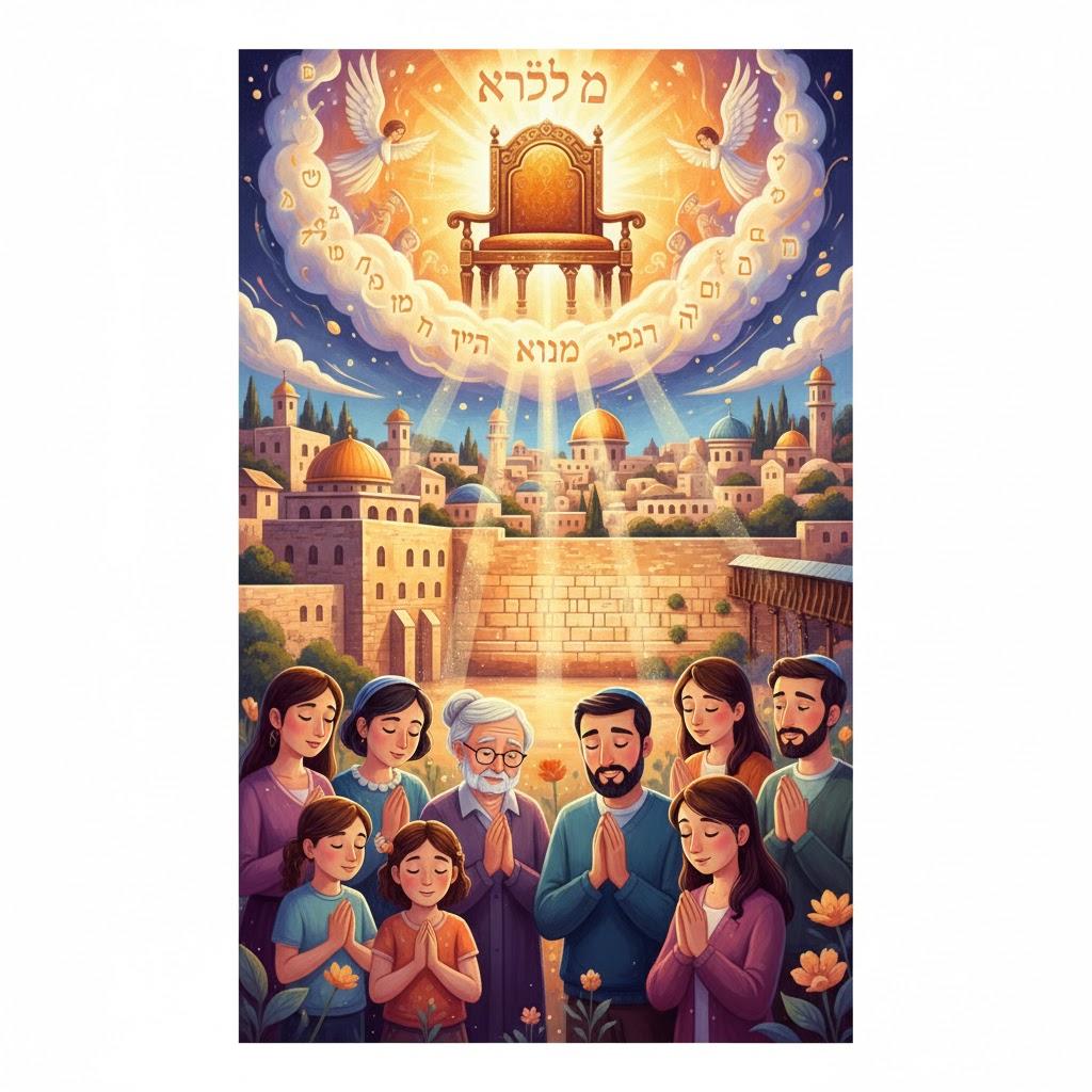 כָּל מִי שֶׁהוּא מִתְפַּלֵּל בִּירוּשָׁלַיִם, כְּאִלּוּ מִתְפַּלֵּל לִפְנֵי כִּסֵּא הַכָּבוֹד