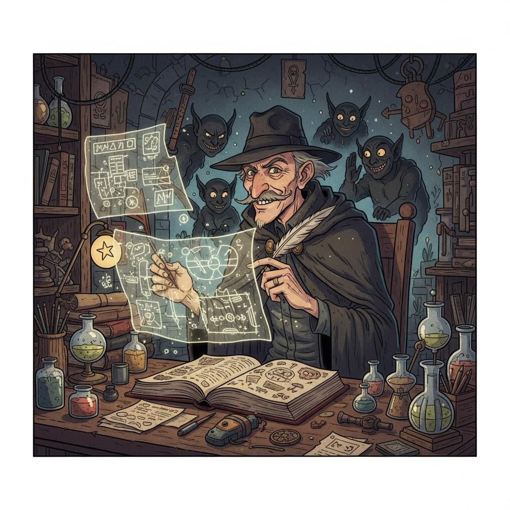 cunning (malicious) person