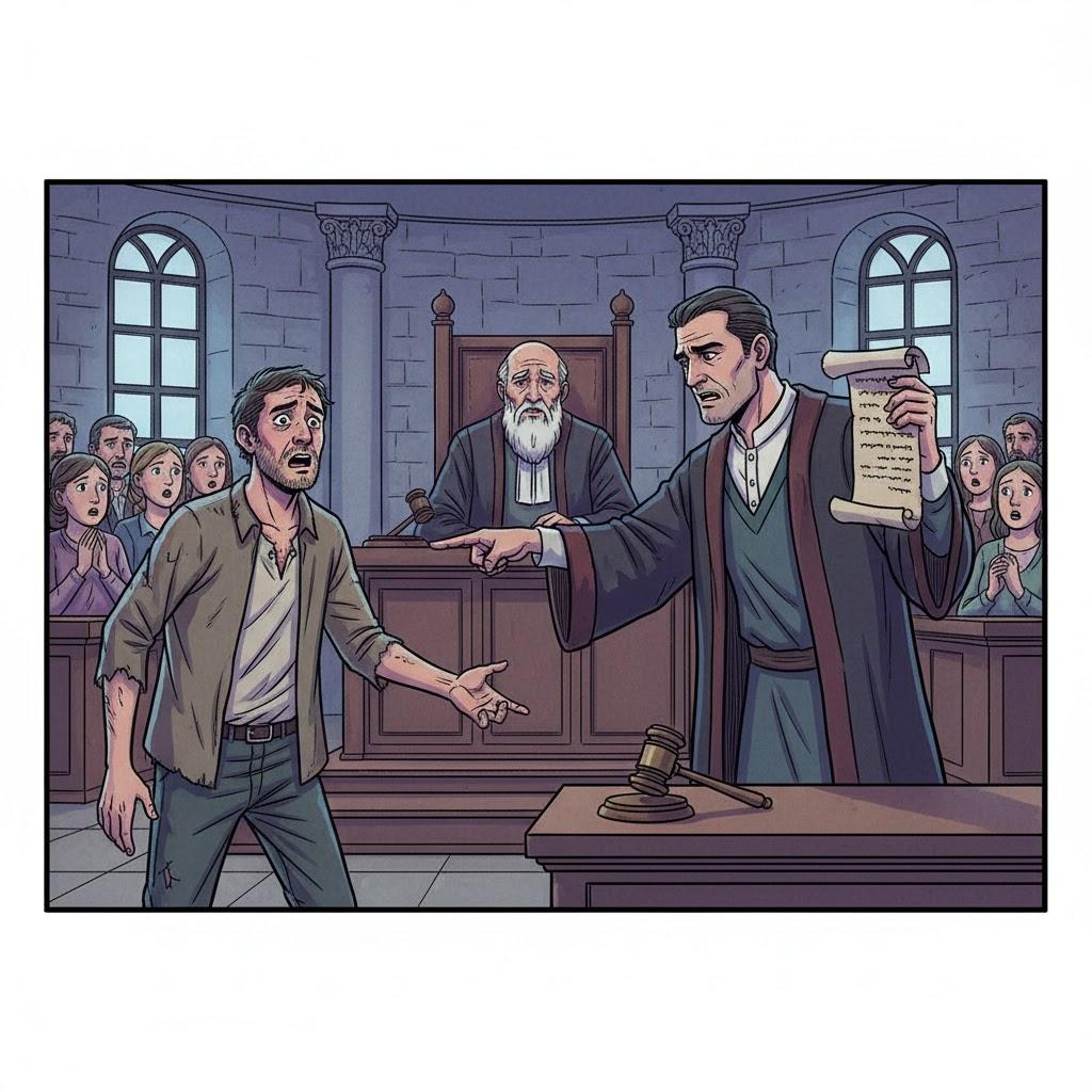 Woe to the man whose advocate becomes his accuser!