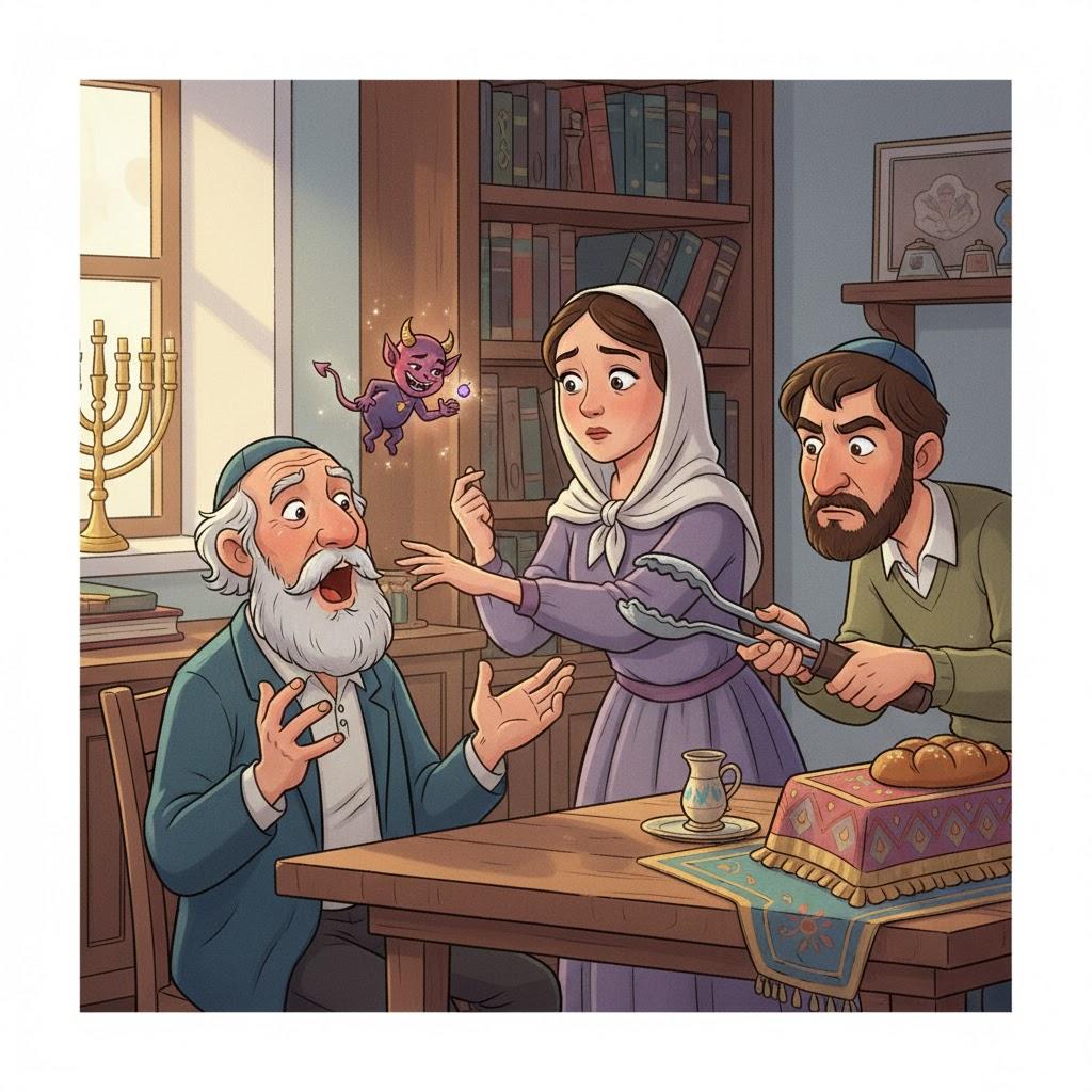 אַל יִפְתָּח אָדָם פִּיו לַשָּׂטָן