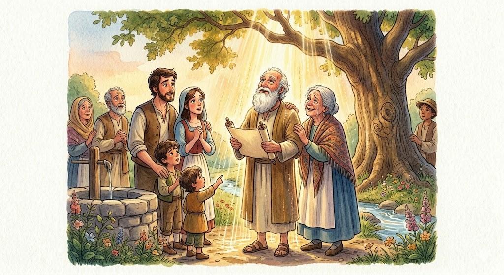 The righteous, their God endures upon them
