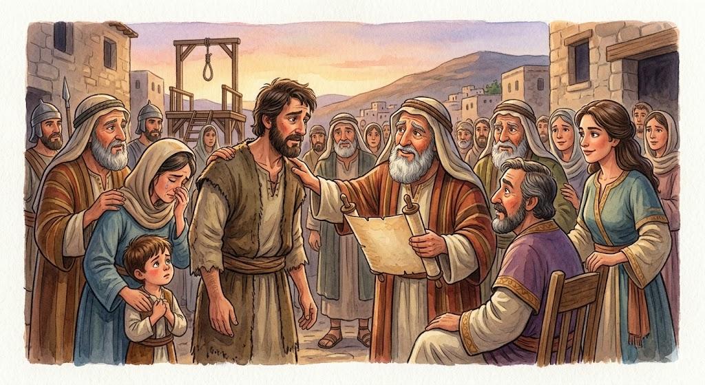 הָעוֹלֶה לַגַּרְדּוֹם לִידּוֹן, אִם יֵשׁ לוֹ פְּרַקְלִיטִים גְּדוֹלִים נִצּוֹל