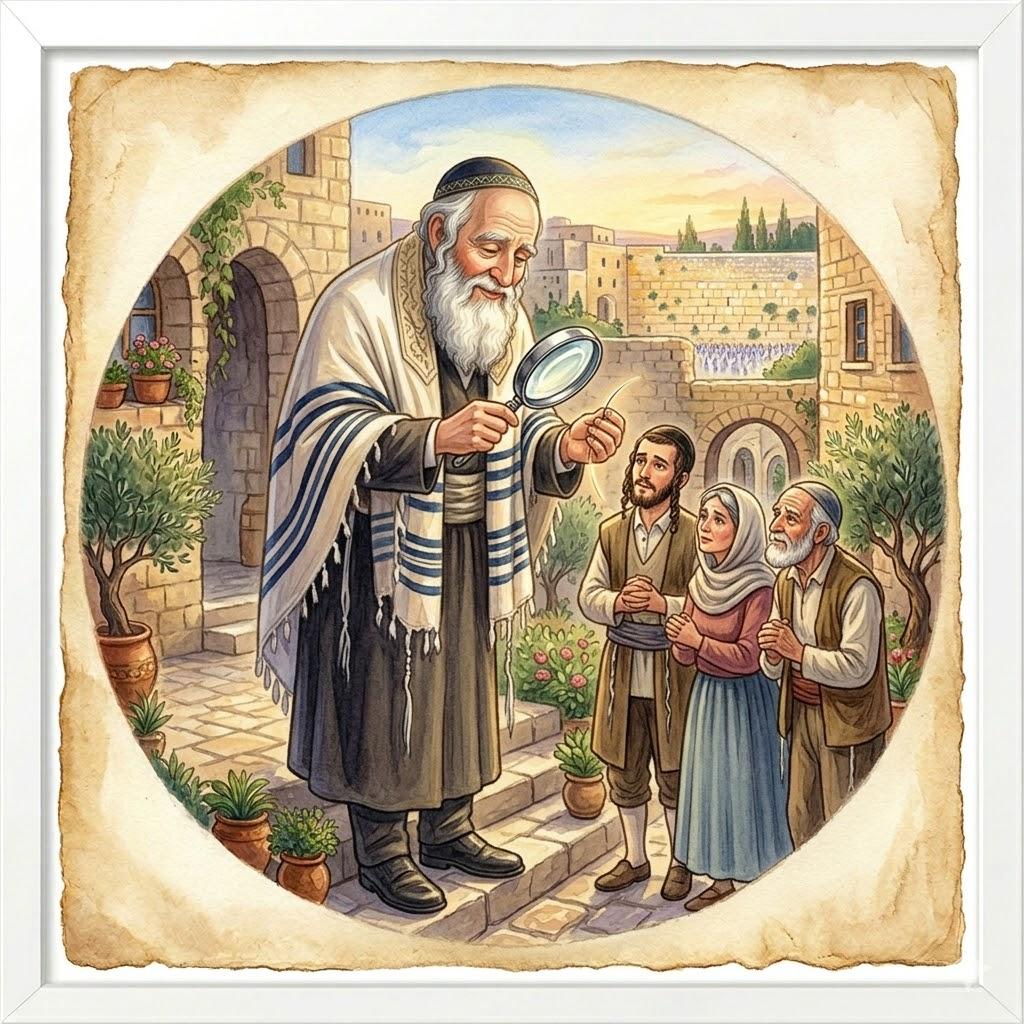 הקב"ה מְדַקְדֵּק עִם הַצַּדִּיקִים כְּחוּט הַשַּׂעֲרָה
