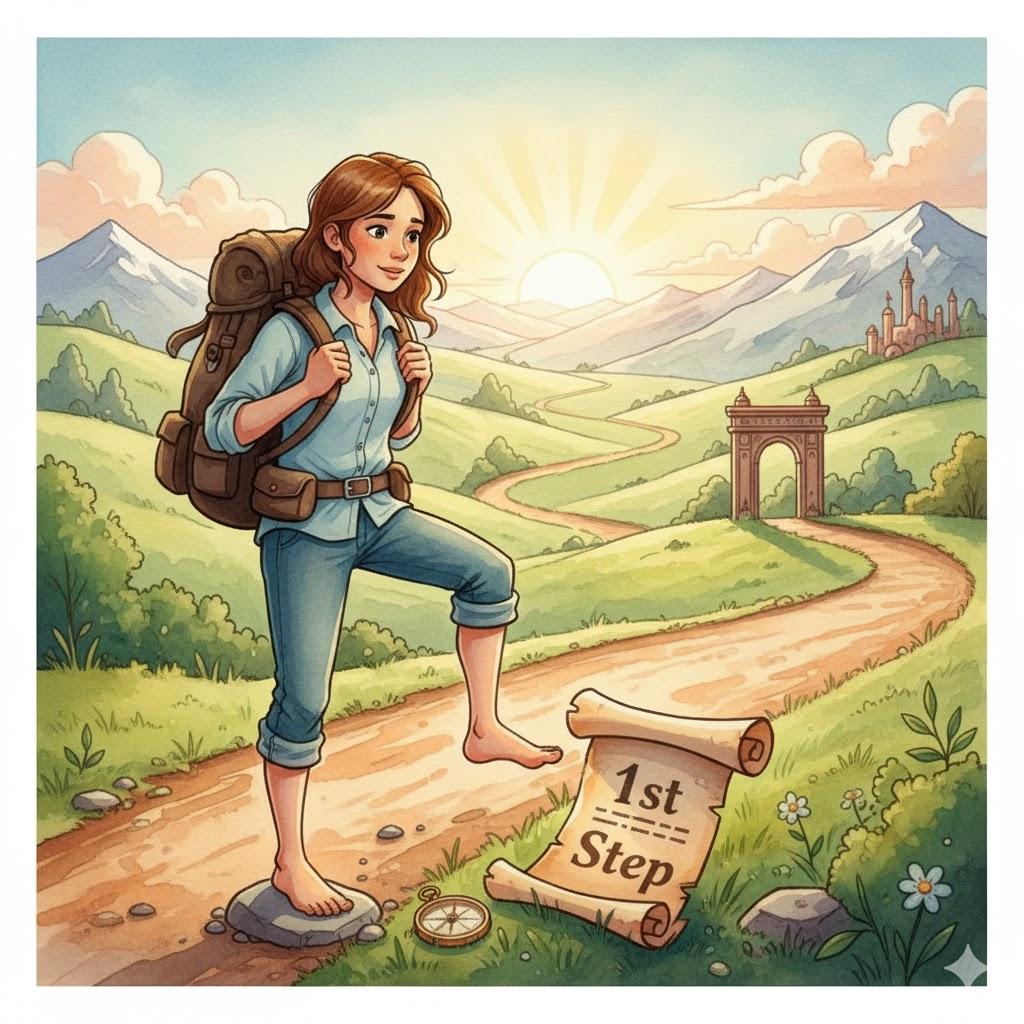 Even a journey of a thousand miles begins with a single step