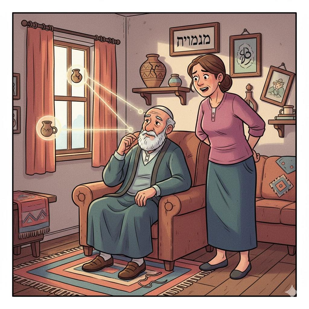 A guest for a moment sees every flaw