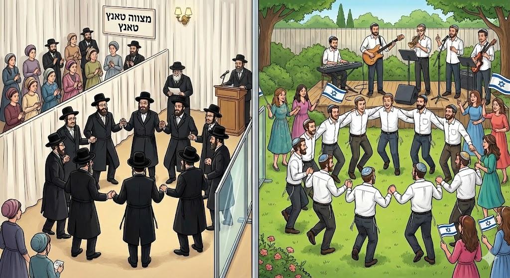 אֵין מְעָרְבִין שִׂמְחָה בְּשִׂמְחָה