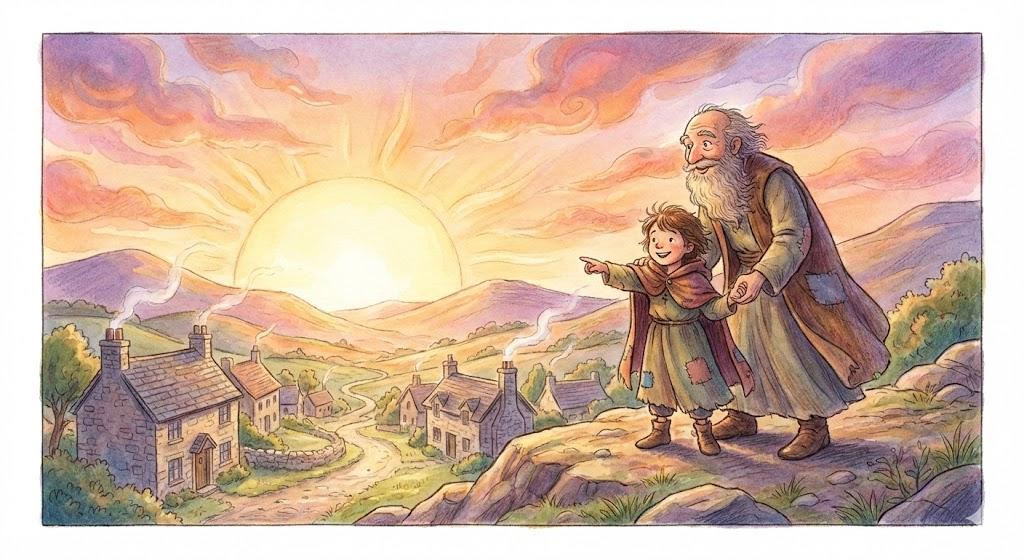 At dawn
