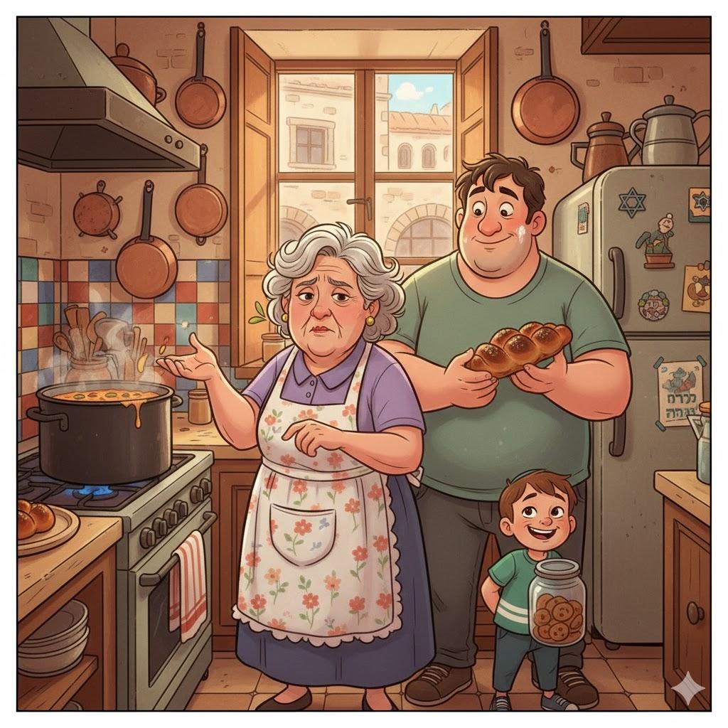 אֵין דַּעְתּוֹ נוֹחָה מ...