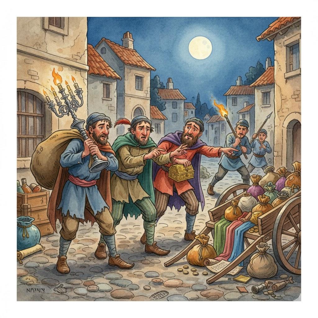 גַּם גָּנְבוּ גַּם כִּחֲשׁוּ וְגַם שָׂמוּ בִכְלֵיהֶם