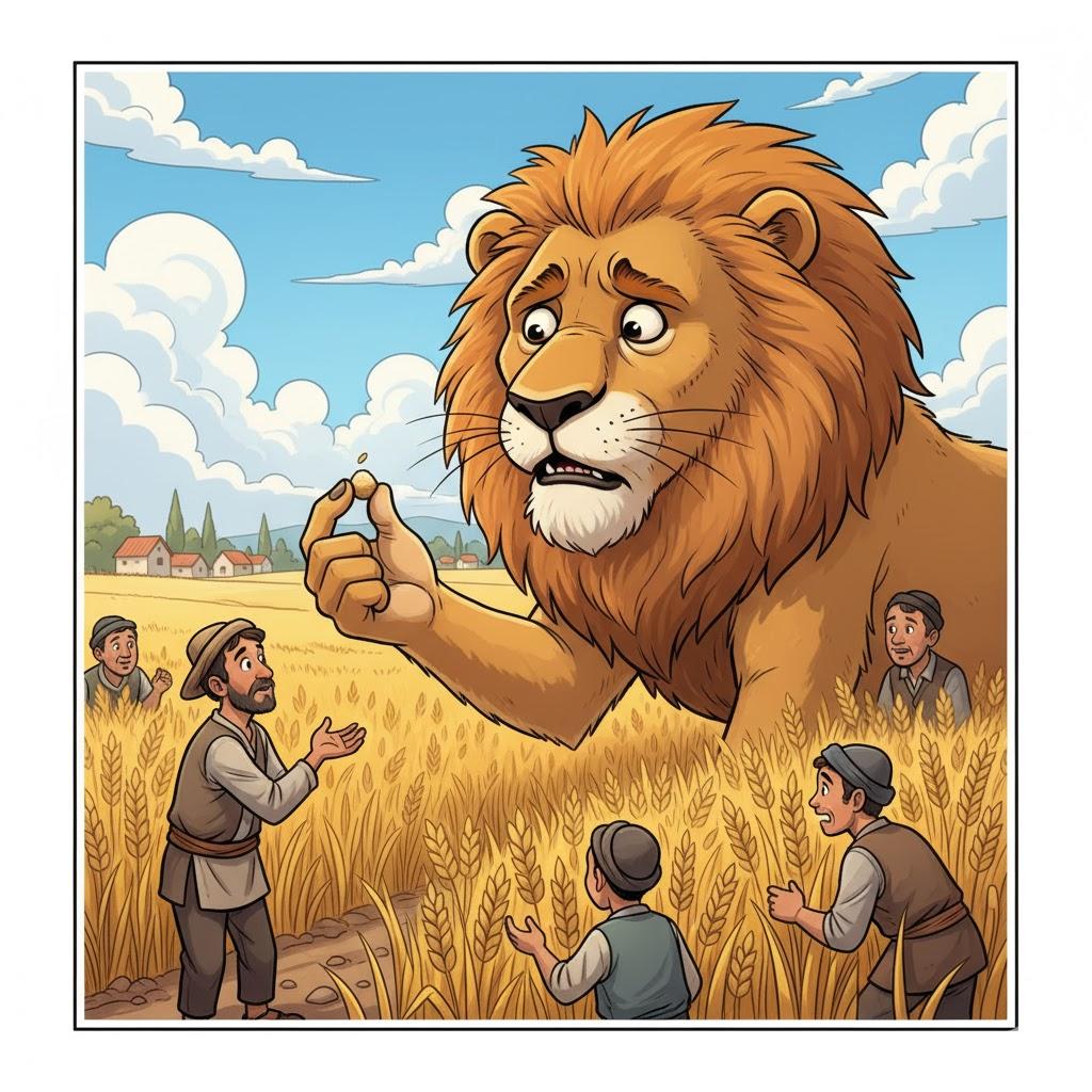 A handful will not satisfy the lion