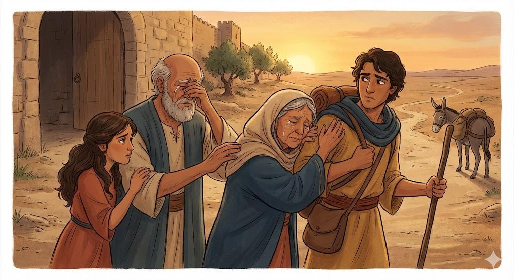 Weep bitterly for the one who goes, for he shall not return