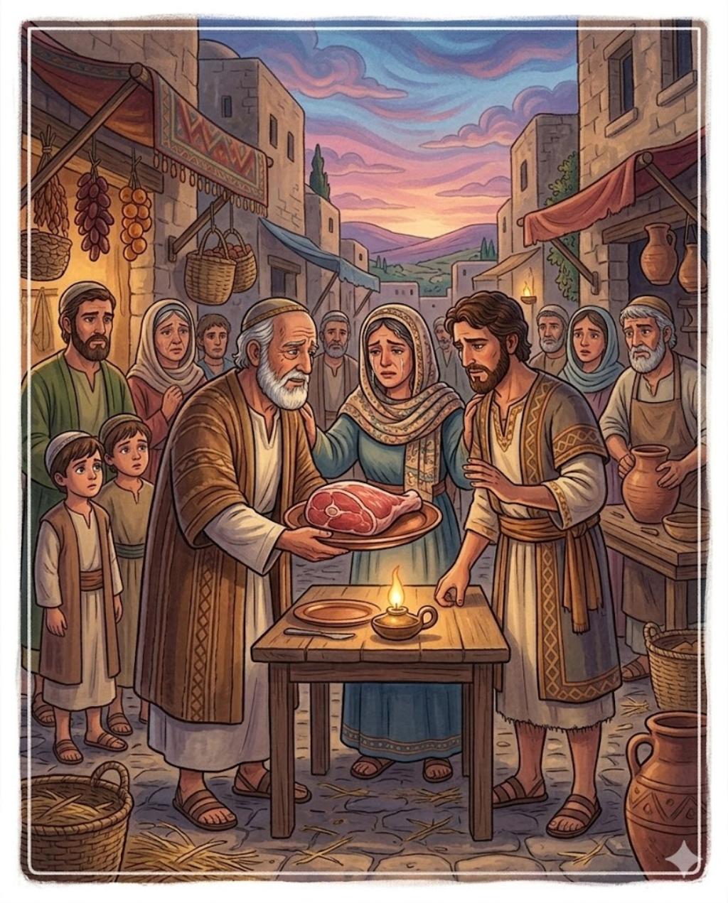 דָּרַשׁ אֶת לִיטְרַת הַבָּשָׂר שֶׁלּוֹ