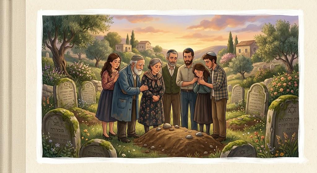 Brought to the grave of Israel