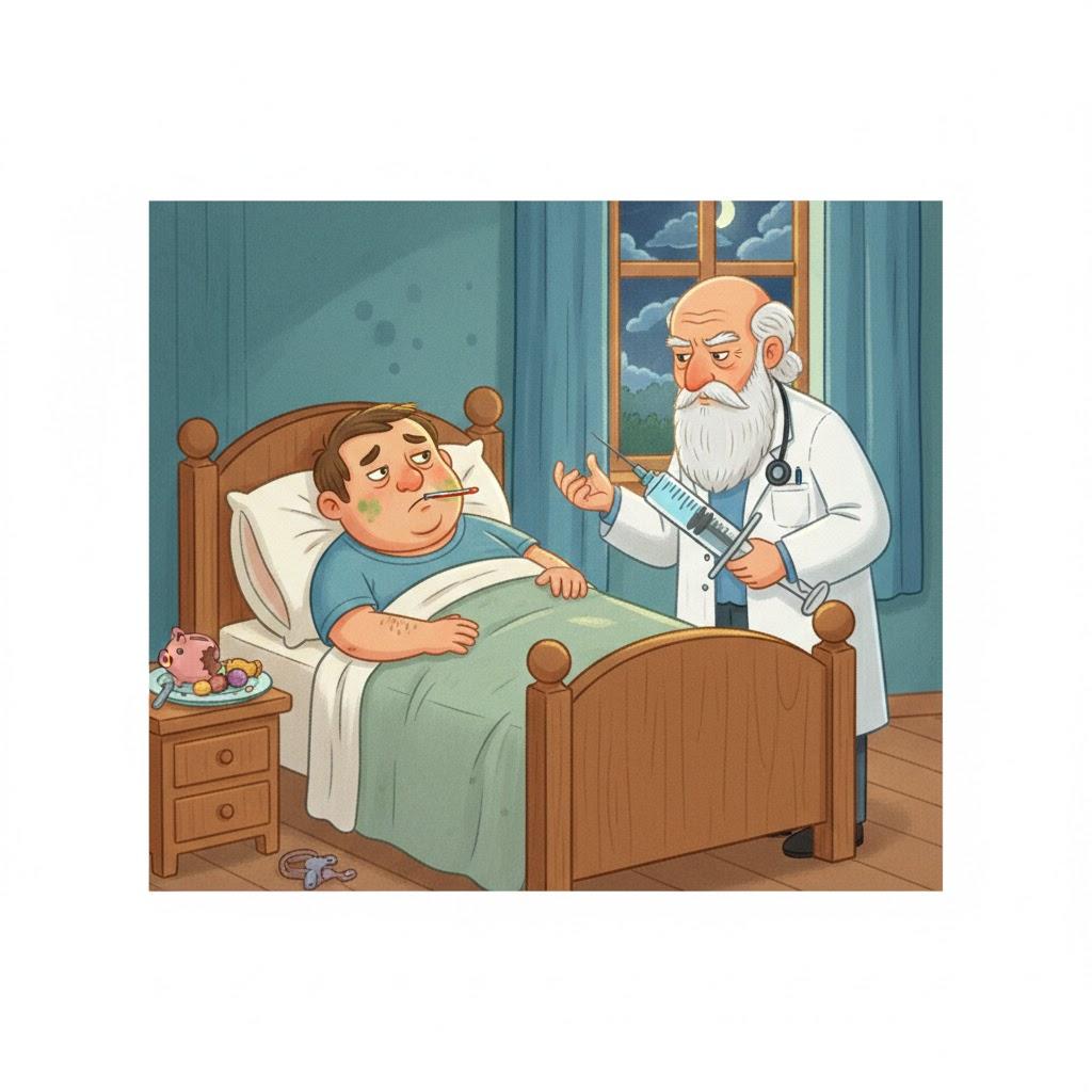 הַחוֹטֵא לֵאלֹהִים יִפֹּל בִּידֵי רוֹפֵא