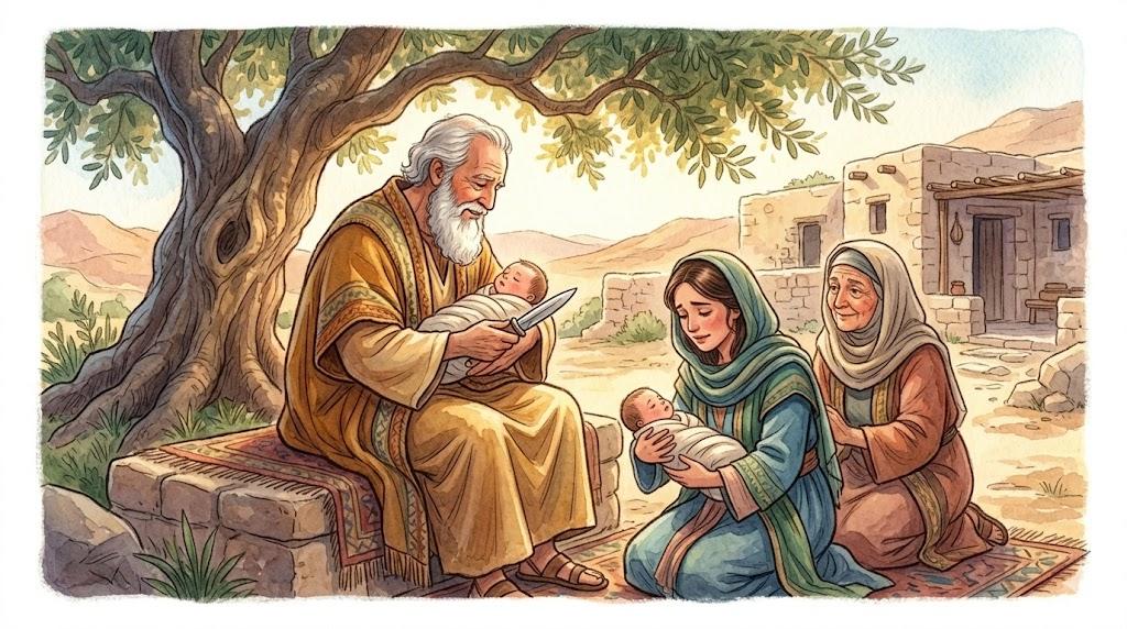 הִכְנִיס בִּבְרִיתוֹ שֶׁל אַבְרָהָם אָבִינוּ