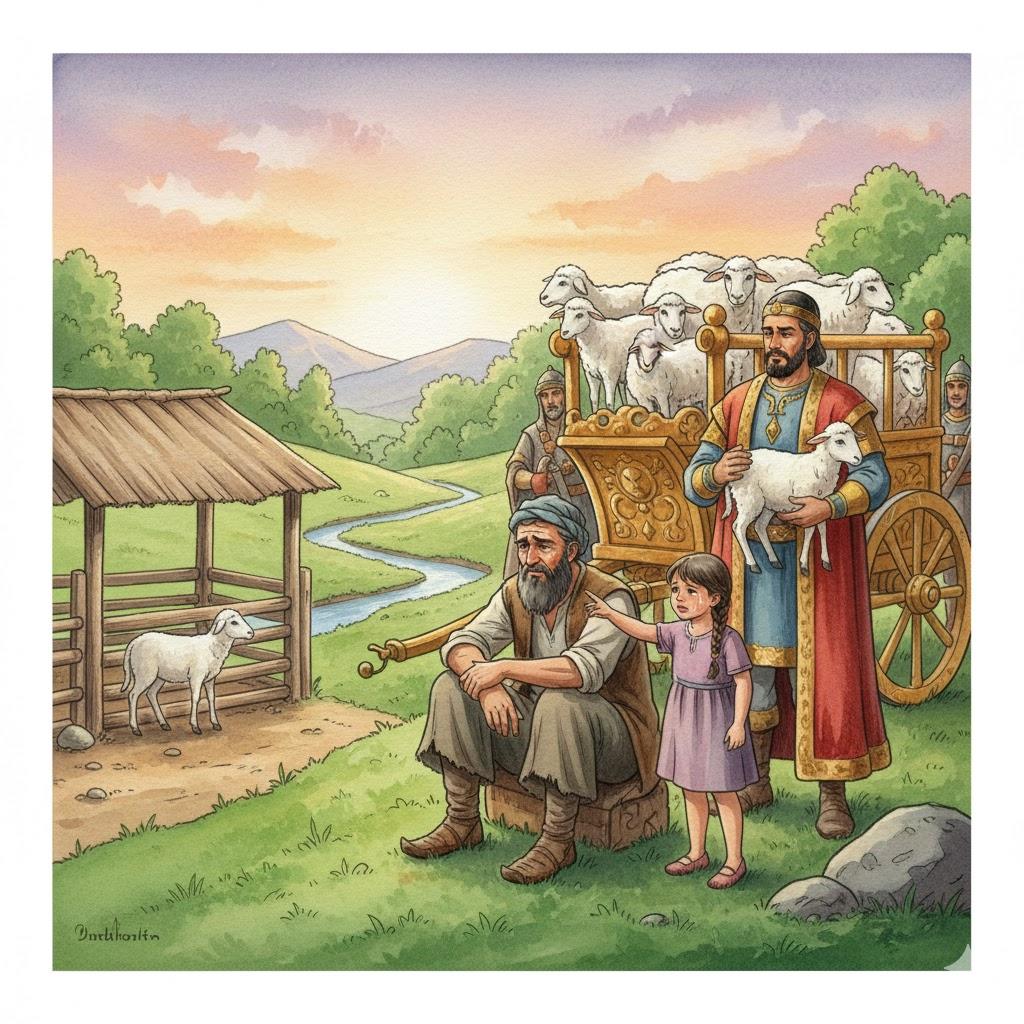 גָּזַל אֶת כִּבְשַׂת הָרָשׁ