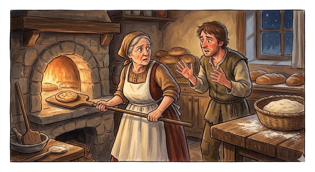 Turned in a furnace that is not his