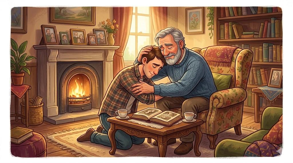 To turn the heart of fathers to the children/ to establish cordial relations between fathers and sons