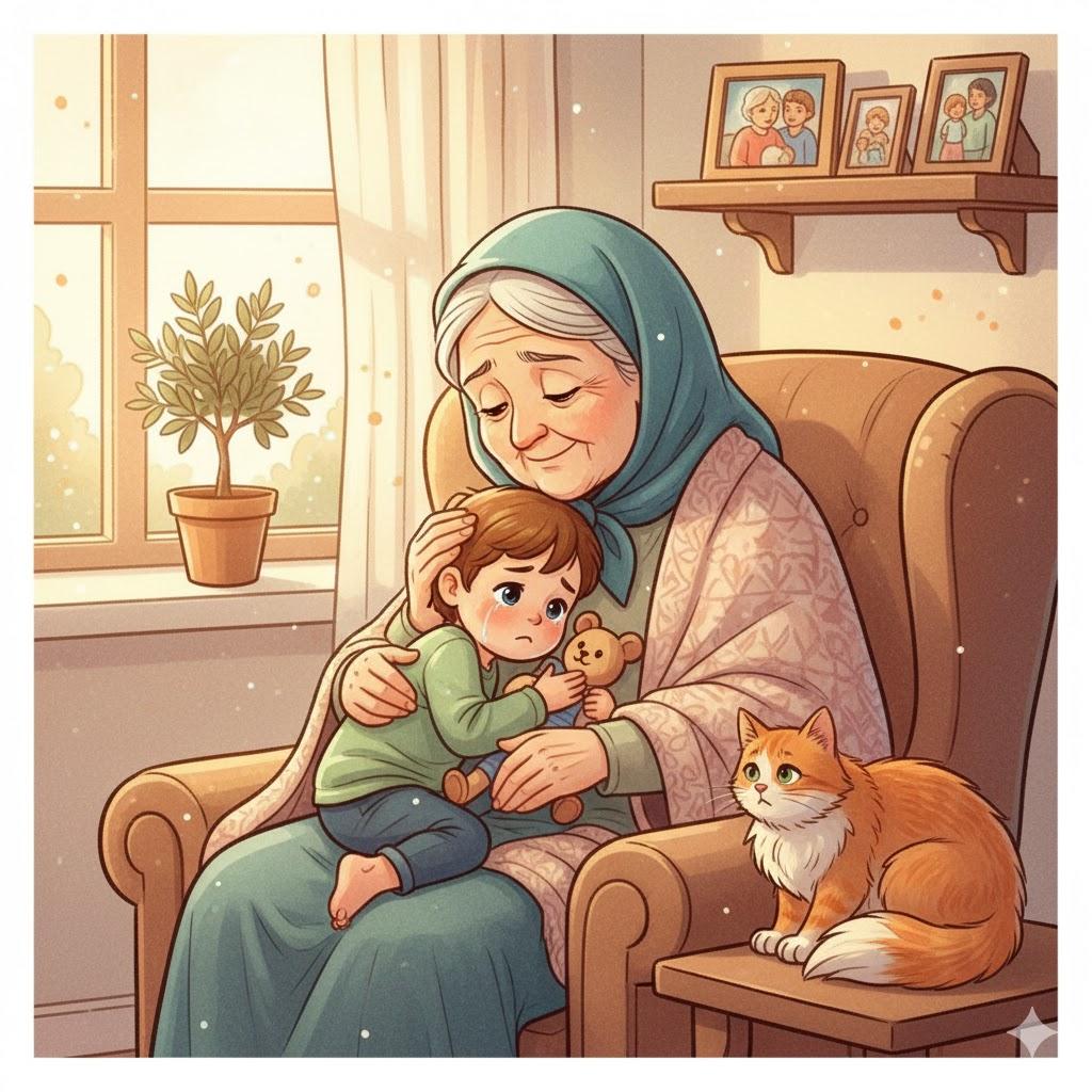 with great compassion